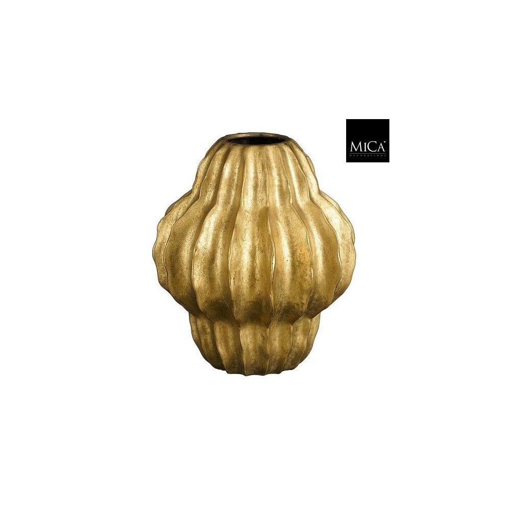 VASO CERAMICA ORO ALTEA  H28XD25 CM.